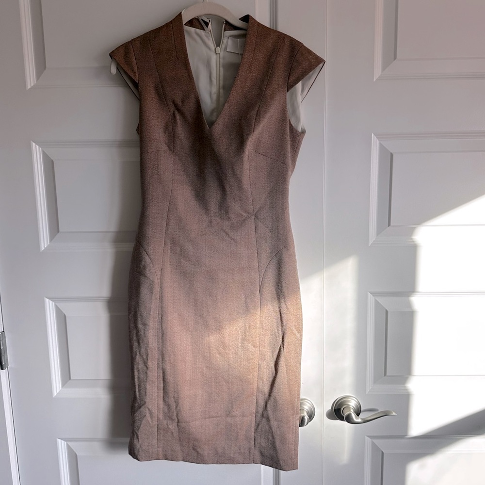 Boss Dilira‎ Short Sleeve Stretch Crepe Dress Size 4 NWT